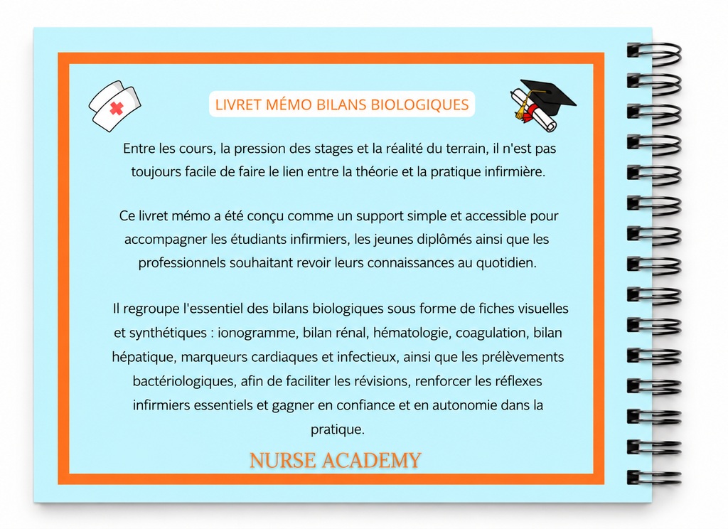 Livret Mémo Bilans Biologiques