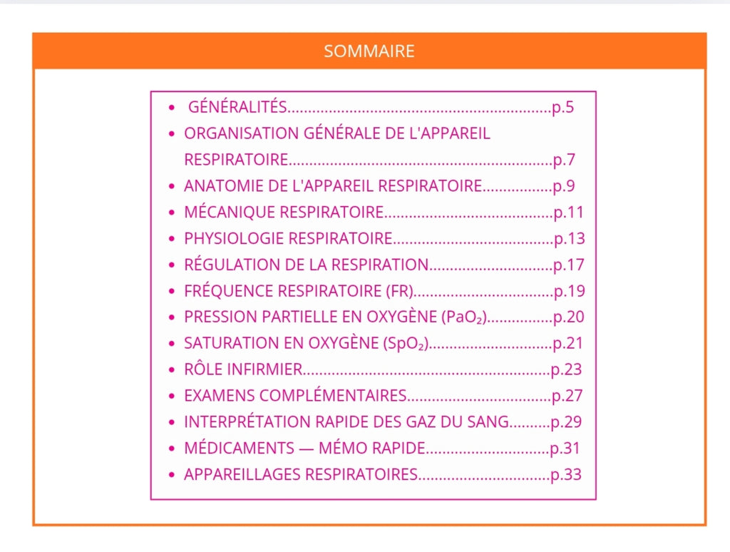 Livret Mémo Pneumologie