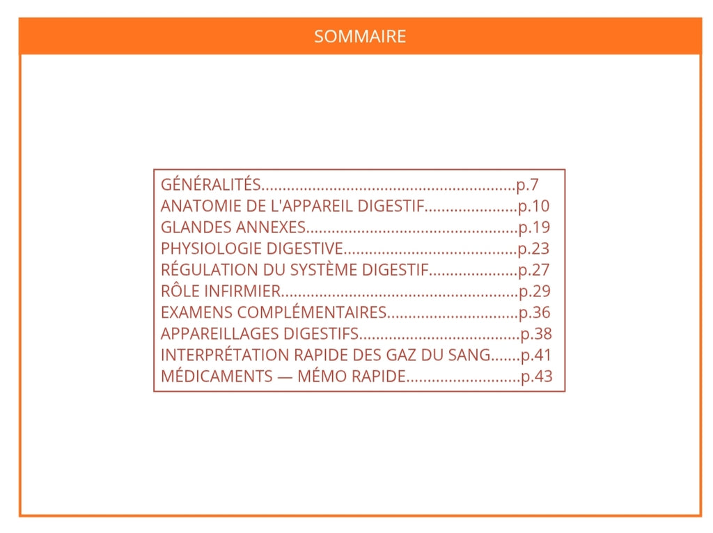 Livret Mémo Digestif