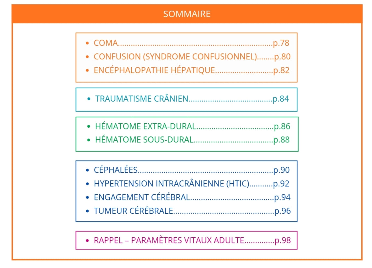 Livret Mémo Neurologie