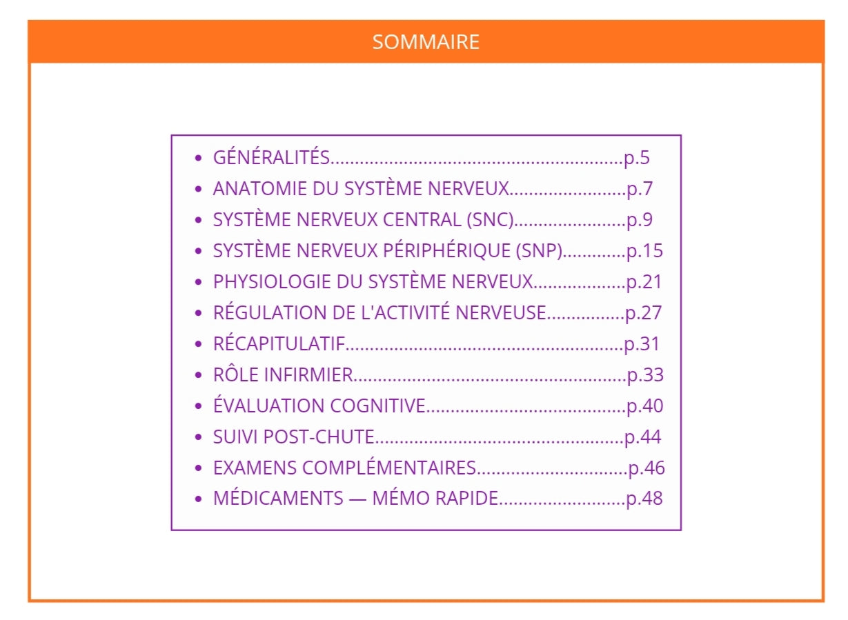 Livret Mémo Neurologie