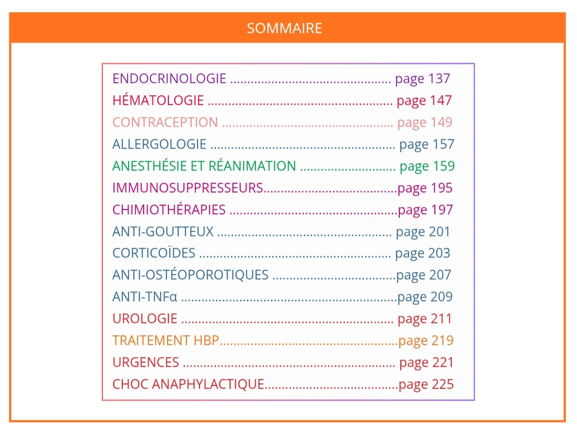 Livret Mémo Pharmacologie