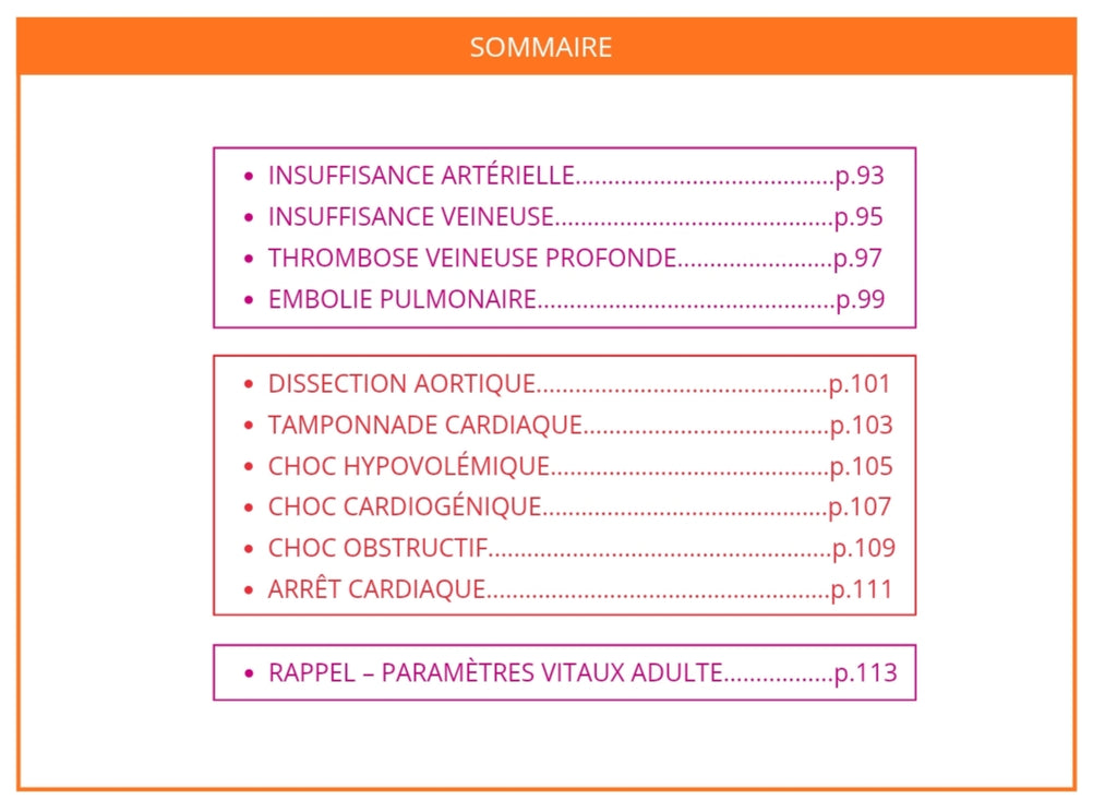 Livret Mémo Cardiovasculaire