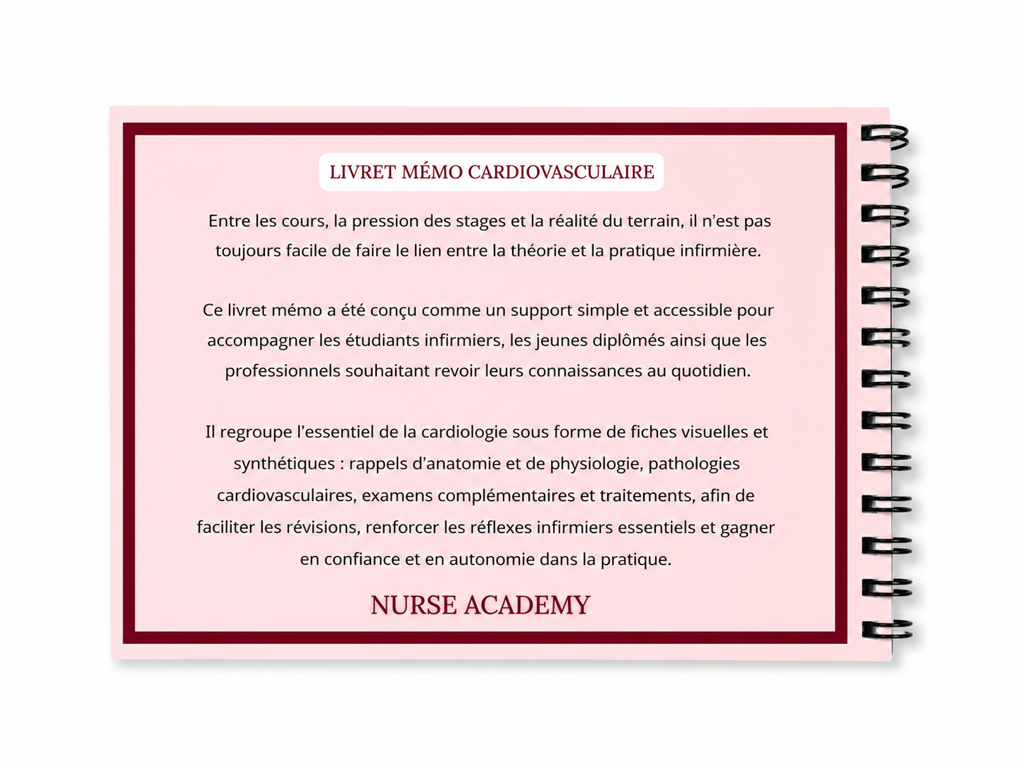 Livret Mémo Cardiovasculaire