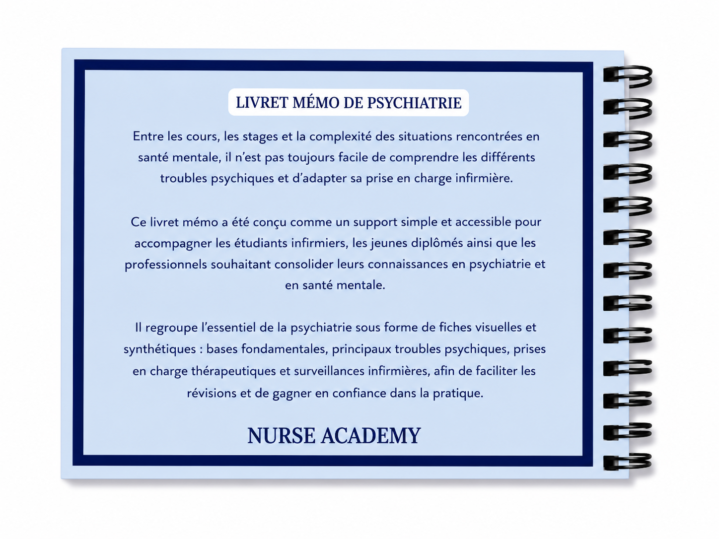 Livret Mémo Psychiatrie