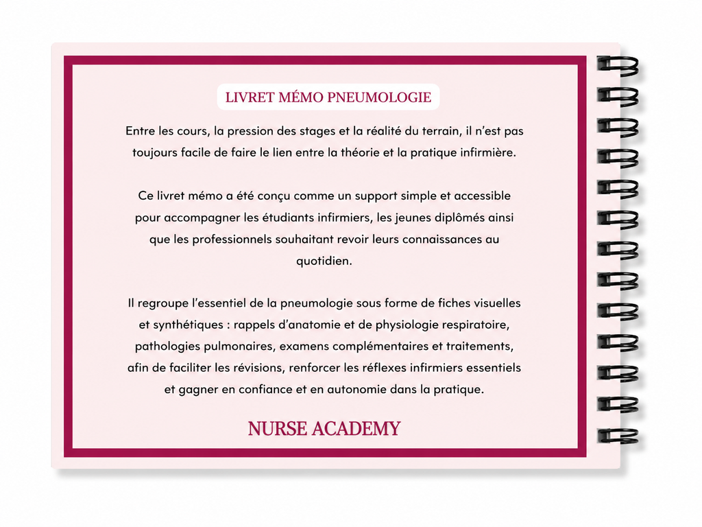Livret Mémo Pneumologie