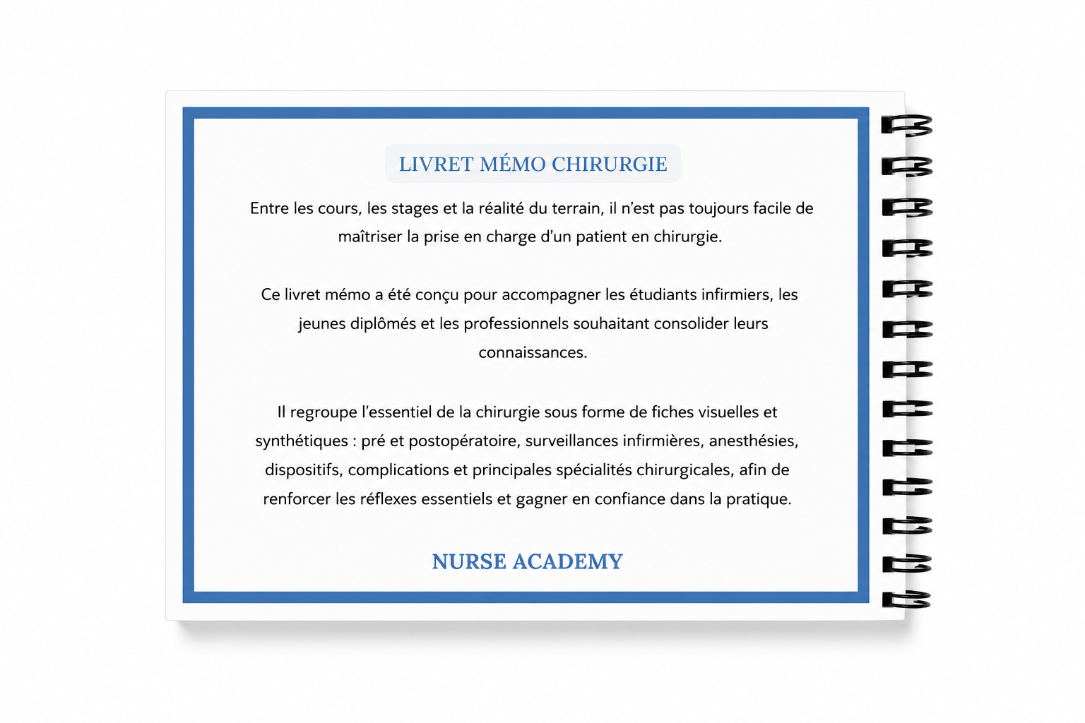 Livret Mémo Chirurgie