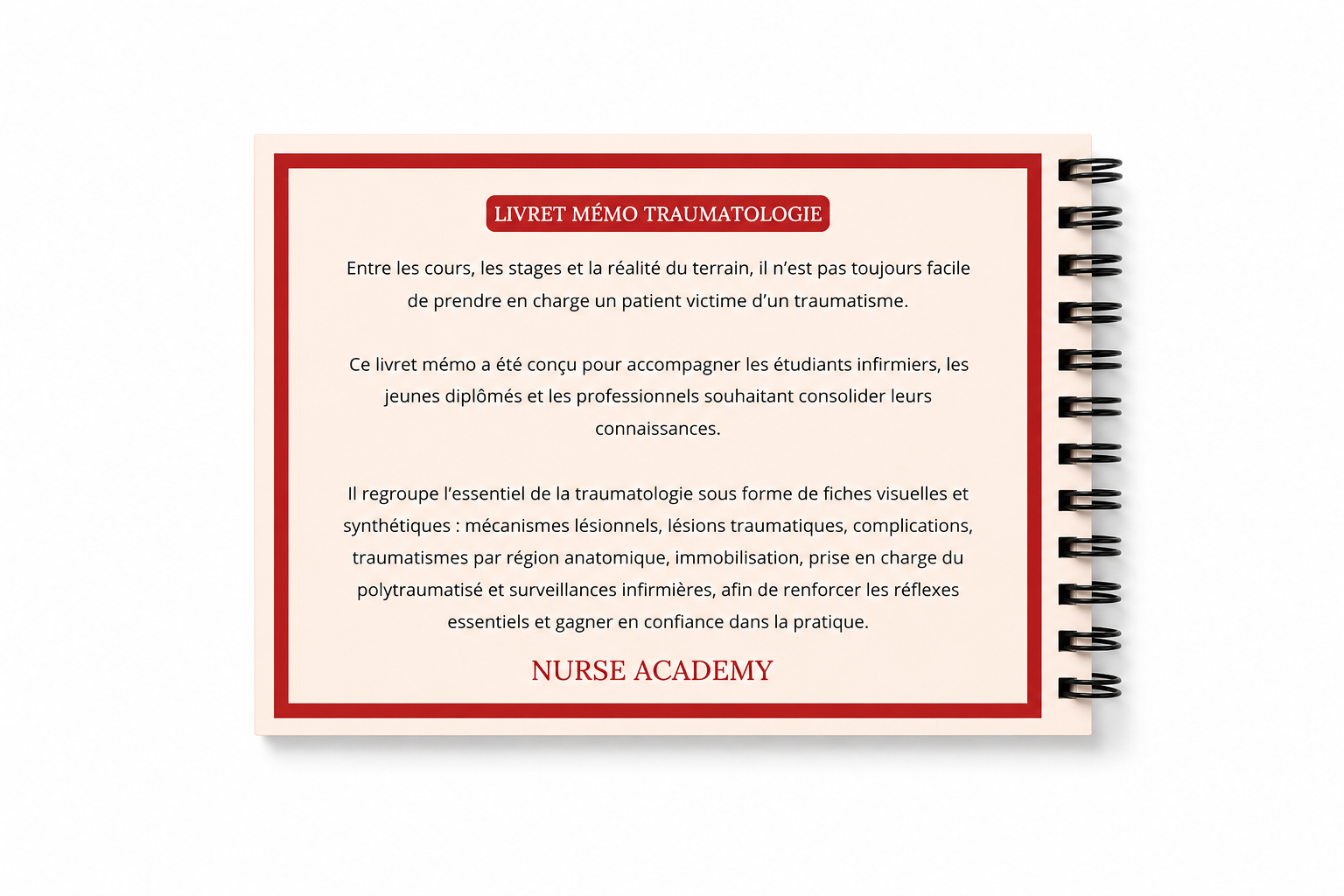 Livret Mémo Traumatologie
